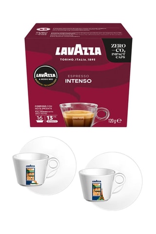 128 capsules A Modo Mio® Café Espresso Intenso et Mug Roland Garros offert