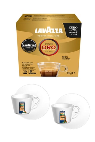 128 capsules A Modo Mio® Café Lavazza 100% Arabica et Mug Roland Garros offert