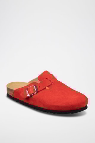 Sabots en nubuck Fae Rouge