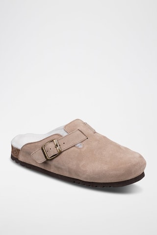 Sabots en nubuck Fae - Beige
