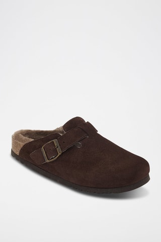 Sabots en nubuck Fae - Marron