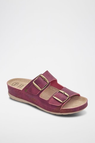 Mules Aberdeen Bordeaux