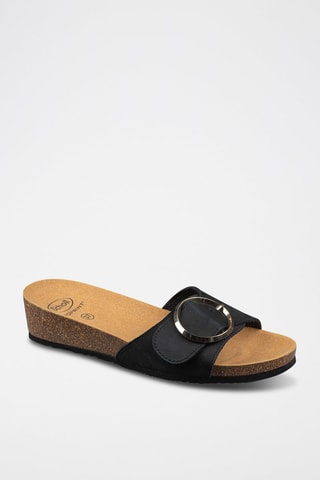 Mules en nubuck Amalfi Mule - Noir