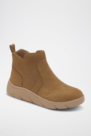 Bottines en nubuck Bormio - Camel