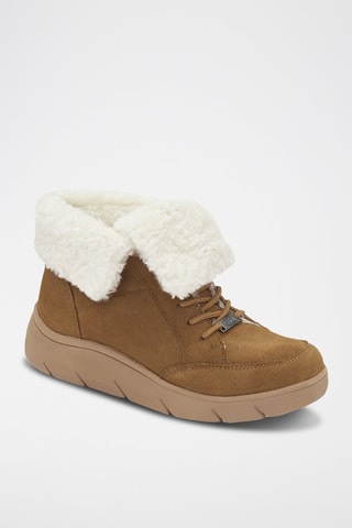 Bottines en nubuck Stelvio - Camel