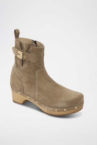 Bottines en nubuck Miriam - Beige