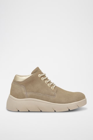 Bottines en nubuck Davos - Beige
