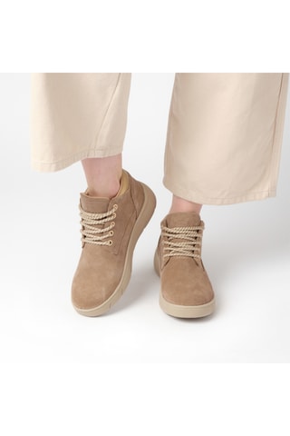 Bottines en nubuck Davos - Beige