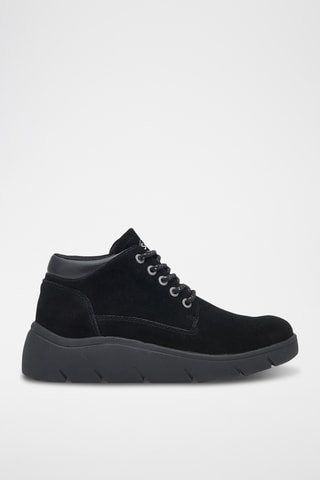 Bottines en nubuck Davos - Noir