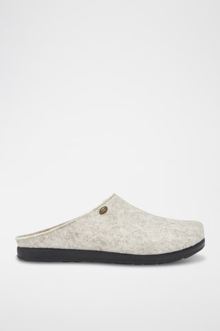 Sabots en laine Elisa - Beige chiné