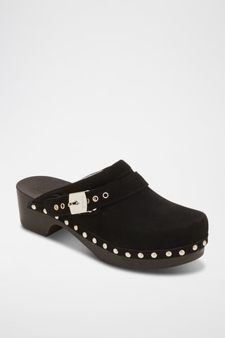 Sabots en nubuck Pescura Marion - Noir