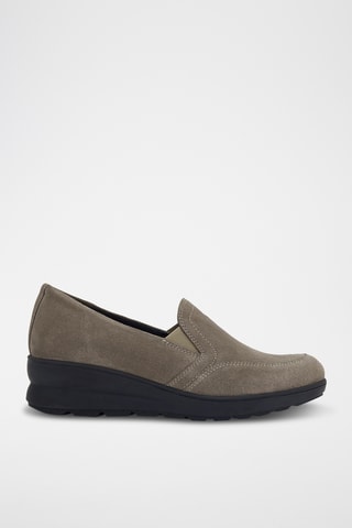 Slip-on en nubuck Edda - Taupe