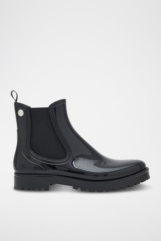 Bottines Chelsea vernies Faroe - Noir