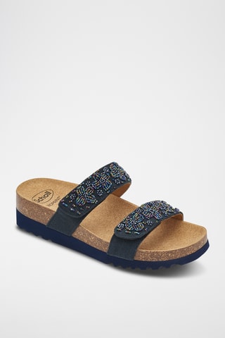 Mules Zafirah - Bleu marine