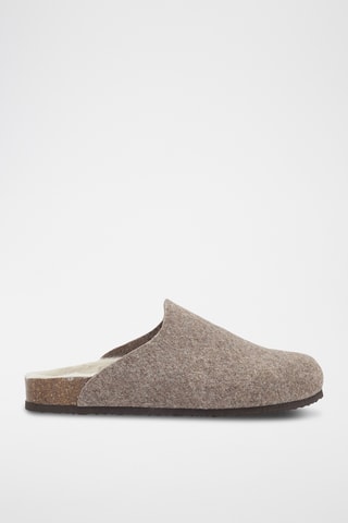 Sabots fourrés Louise - Marron clair