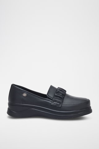Mocassins en cuir Marcelle - Noir