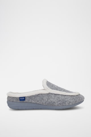 Pantoufles fourrées Milly - Gris foncé