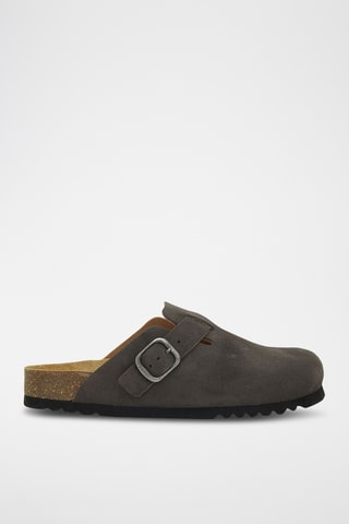 Sabots en nubuck Fae - Gris foncé