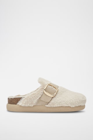 Sabots en nubuck Ivy - Beige