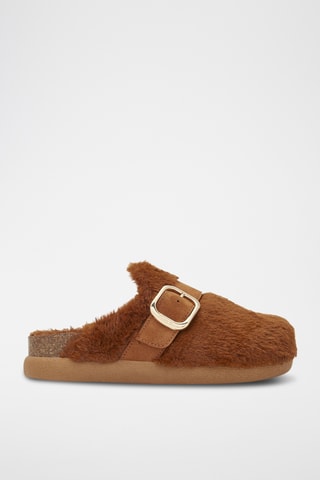 Sabots en nubuck Ivy - Camel