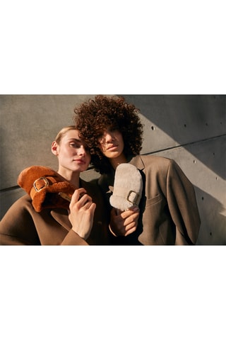 Sabots en nubuck Ivy - Camel