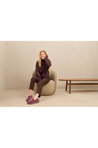 Slippers en fourrure Maddy - Violet