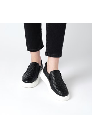 Baskets en cuir Brooklyn - Noir