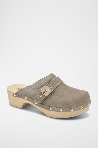 Sabots en nubuck Clog - Beige
