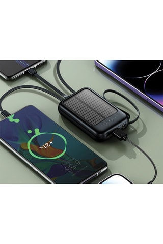 Powerbank 5000 mAh Eko - Solar - Zaklamp.