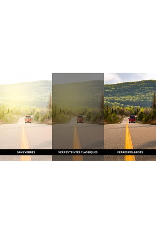 Gepolariseerde Connected Zonnebril Mogie - Model Thalos - Bluetooth - Zilverkleurig en zwart