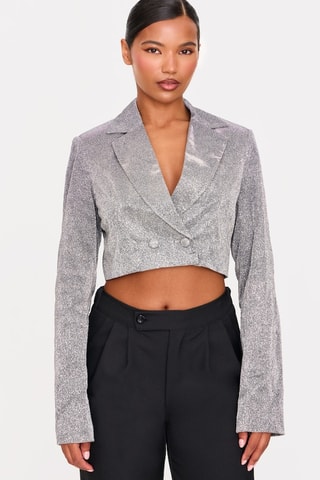 Veste courte - Gris clair