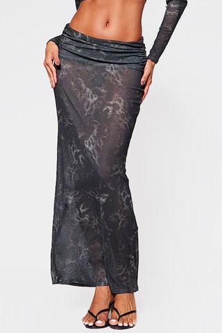 Jupe longue - Gris foncé