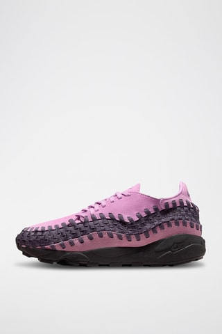 Footscape Woven en nubuck - Rose et noir - Nike