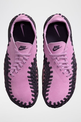 Footscape Woven en nubuck - Rose et noir - Nike