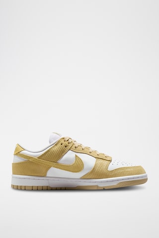 Nike Dunk Low en cuir - Jaune et blanc