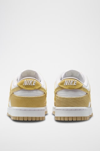 Nike Dunk Low en cuir - Jaune et blanc