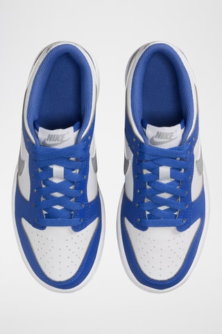 Nike Dunk Low en cuir - Ecru et bleu clair - Nike