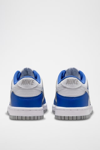Nike Dunk Low en cuir - Ecru et bleu clair - Nike