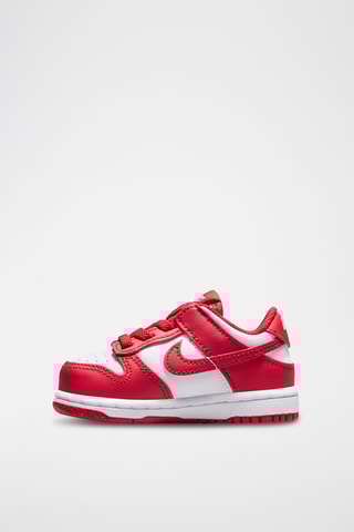 Nike Dunk Low en cuir - Rouge - Nike