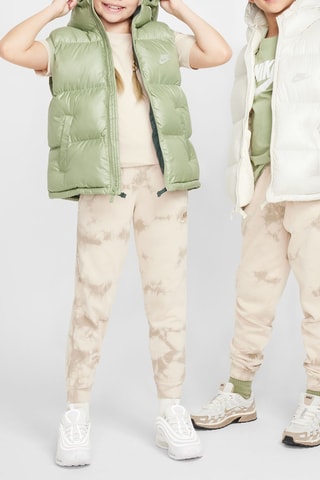 Pantalon polaire tie and dye - Beige et kaki - Nike