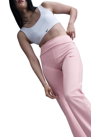 Pantalon taille haute - Rose