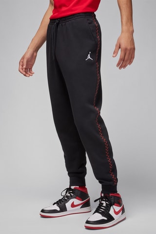 Pantalon polaire - Noir et rouge - Jordan