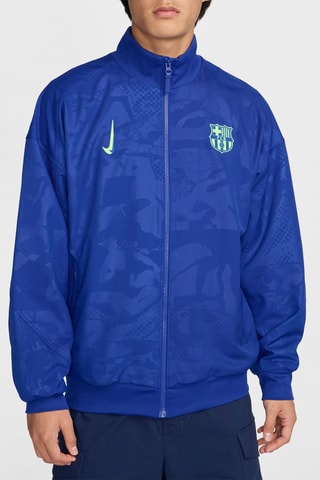 Veste de football FC Barcelone - Bleu roi - Nike