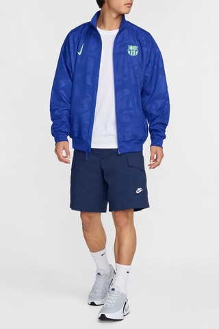 Veste de football FC Barcelone - Bleu roi - Nike