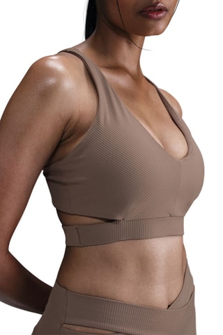 Brassière de sport push-up - Marron - Nike