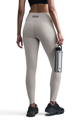 Legging de sport taille haute - Taupe - Nike