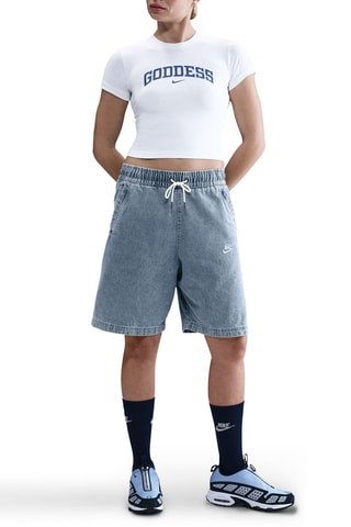 T-shirt cropped - Blanc - Nike