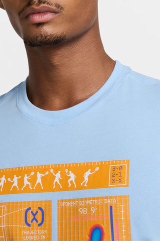 T-shirt de tennis - Bleu clair - Nike