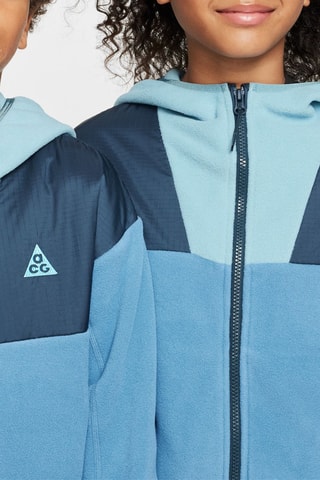 Sweat polaire à capuche - Bleu - Nike