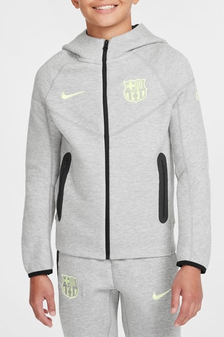 Sweat polaire de football FC Barcelone - Gris - Nike